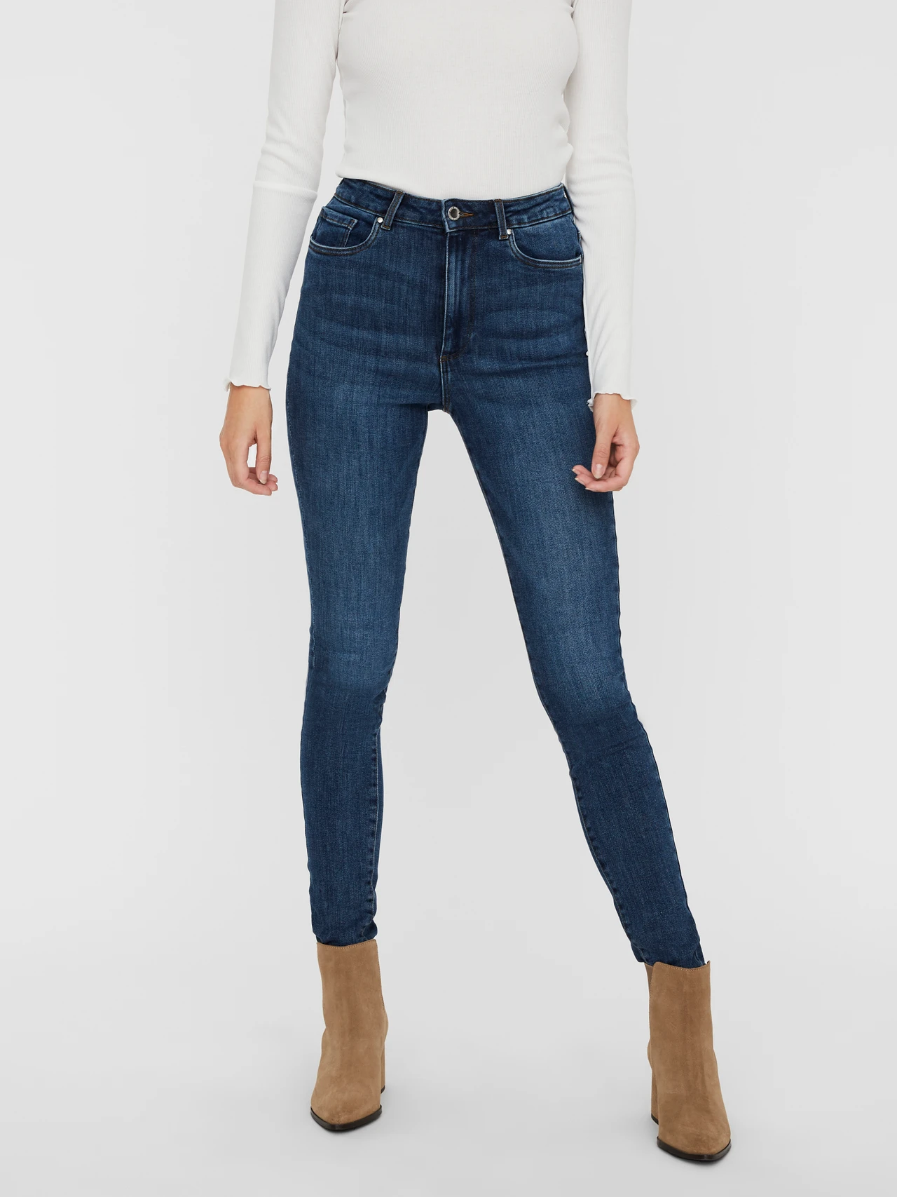 veromoda-vmloaskinnyfitjeans-bleue